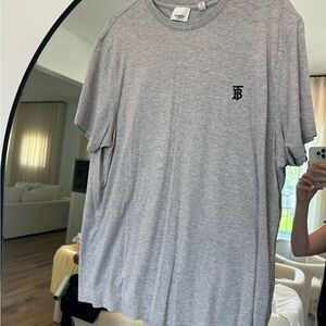 Burberry Gray Short Sleeve Tee Classic Fit